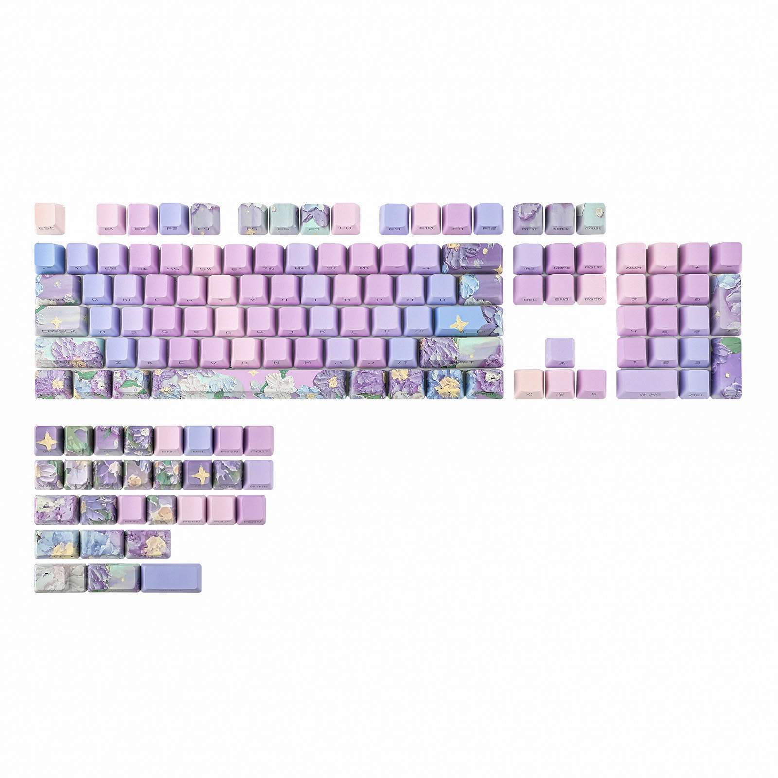 KiiBOOM Mor Tuş Başlığı Seti,  - Gaming Accessories Aesthetic incelemesi ve fiyatı